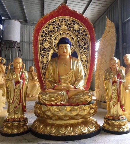 รับหล่อพระจีนทองเหลือง