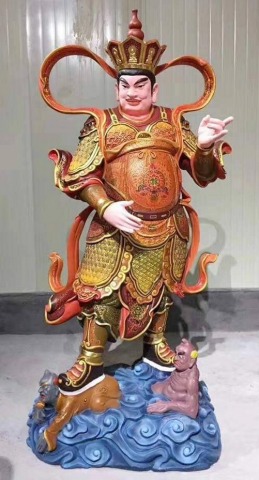 สร้างองค์เทพเจ้าจีน